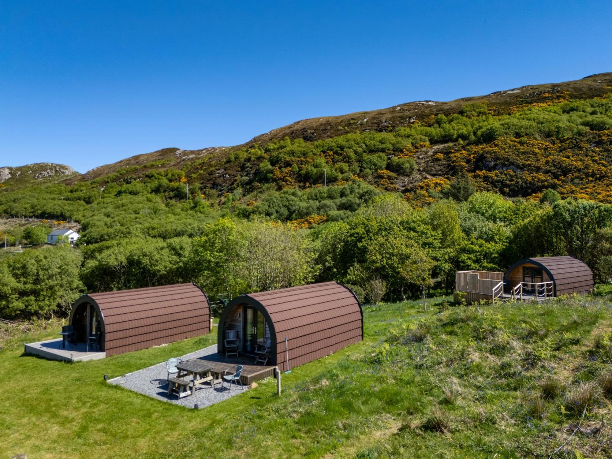 Tighlochan Pods Scourie Esterno foto